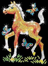 Декорирай сама с пайети Sequin Art - Конче - Творчески комплекти от серията Red — 0905