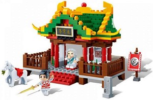 Детски конструктор BanBao - Храмът на учителя - От серията Tang Dynastie — 6609