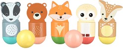 Дървен боулинг с животни - Orange Tree Toys - От серията Woodland Collection — OTT03210