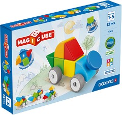 Магнитен конструктор Колички - Geomag - От серията Magicube — 309