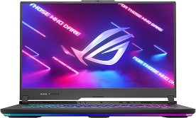  Asus ROG Strix G17 G713PU-LL109W - AMD Ryzen 9 7940HX 2.4 GHz, 17.3" IPS 2560 x 1440, 144 Hz, 16 GB RAM DDR5, 1 TB SSD, NVIDIA RTX 4050, Windows 11 Home - 