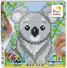 Мозайка с пиксели Коала - Pixelhobby - Творчески комплект — 44017-Koala