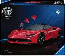 Ferrari SF90 Stradale - 3D пъзел от 108 части — Ravensburger 12008041