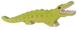 Дървена фигурка на крокодил - Holztiger — 80174