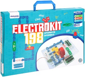 Образователен конструктор Miniland Educational - Electrokit 198 — 99116
