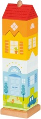 Дървена играчка за нанизване кула - Goki — 58358