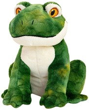 Екологична плюшена жаба - Keel Toys - От серията Keeleco — SE6706