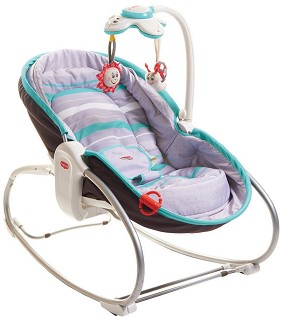   3  1 - Rocker Napper: Grey Turquoise -     - 