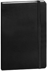 Тефтер Moleskine Classic Black - 13 × 21 см, с широки редове