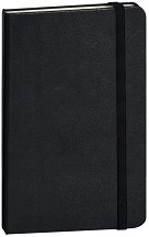 Джобно тефтерче Moleskine Classic Black — квадратчета - твърда, 9 × 14 см