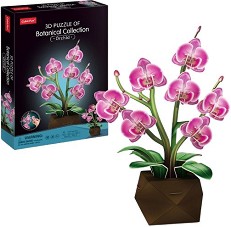 Букет Орхидеи - 3D пъзел от 85 части — CubicFun P872h