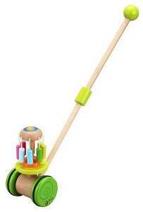 Дървена играчка за бутане Classic World - Дъга — 3305
