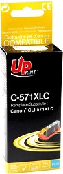 Касета с мастило за принтер UPrint C-571XL Cyan - 720 страници