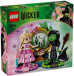 LEGO Wicked - Фигури на Глинда и Елфаба - Детски конструктор — 75682