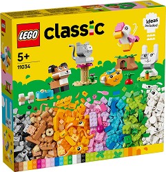 LEGO Classic - Творчески домашни любимци - Детски конструктор — 11034