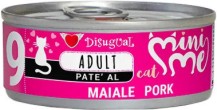 Пастет за котки Disugual Adult — 85 г, 85 и 12 × 85 г, със свинско, от серията Mini Me, в зряла възраст