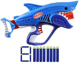 Nerf - Sharkfire - Бластер с 8 стрелички — F8645