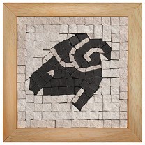 Каменна мозайка Зодия Овен - Neptune Mosaic - С размери 12 х 12 cm