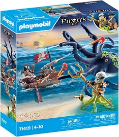 Playmobil Pirates - Битка срещу гигантския октопод — 71419