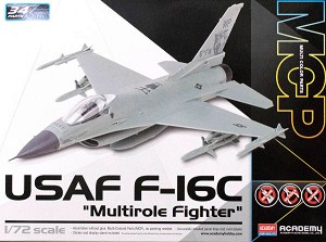 Военен самолет - USAF F-16C Multirole Fighter - Сглобяем авиомодел — Academy 12541