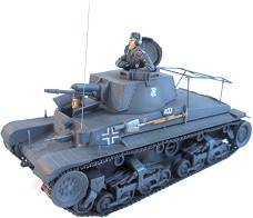Танк - Panzer 35(t) German Command Tank - Сглобяем модел — Academy 13313