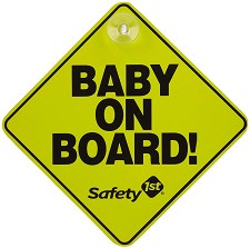 Табела с надпис Бебе в колата Safety 1st - продукт