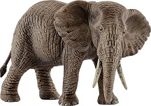 Фигурка на женски африкански слон - Schleich - От серията Wild Life — 14761