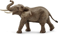 Фигурка на мъжки африкански слон - Schleich - От серията Wild Life — 14762