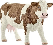 Фигурка на крава Симентал - Schleich - От серията Farm World — 13801