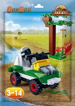 Детски конструктор BanBao - Сафари бъги - От серията Safari — 7201