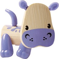 Хипопотам - Дървена мини фигура — HaPe E5537