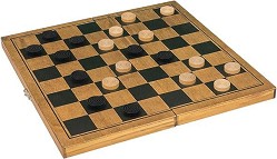 Дама - Дървена настолна игра от серията Wooden Games — Professor Puzzle