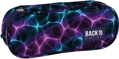 Овален ученически несесер BackUp A 22 - С 1 отделение от серията Neon Waves — 709586