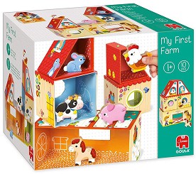 Моята първа ферма - С 5 дървени фигурки — Goula 53470