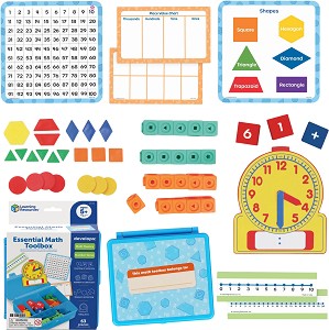 Математическа кутия Learning Resources - 63 части — LER4250