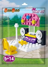 Детски мини конструктор BanBao - Сцена - От серията Trendy City — 7210