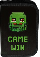 Ученически несесер Pixel Mask Paso - С 1 отделение от серията Minecraft — PP26ME-P001BW