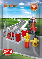 Детски мини конструктор BanBao - Пожарникарски инструменти - От серията Fire — 7205
