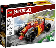 LEGO Ninjago - Състезателната кола на Кай EVO - Детски конструктор — 71780