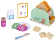 Дървен тостер - Tooky Toy - От 14 части — TJ272