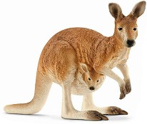 Фигурка на женско кенгуру Schleich - От серията Wild Life — 14756