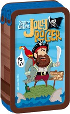 Ученически несесер Ars Una Jolly Roger - С 2 отделения — 92668065