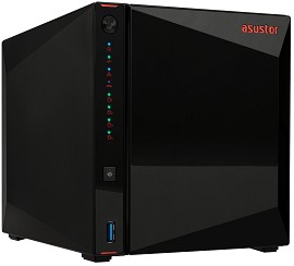 NAS  Asustor Nimbustor AS5304T - 2 x M.2 , 4 x HDD , 3 x USB-A 3.2, 2 x 2.5 RJ45 - 
