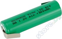 Батерия AA с крачета - Акумулаторна NiMH 1900 mAh - батерия