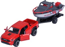 Метална количка с ремарке Toyota Tacoma TRD Pro - Majorette - От серията City — 8503002001