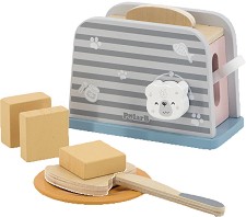 Дървен тостер - Viga Toys - С аксесоари от серията PolarB — 44017
