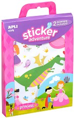Разкажи забавни истории Apli Kids - Приключения с принцеси - Със стикери — 15167