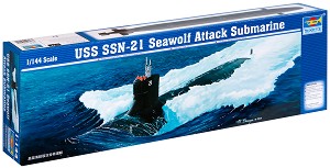 Подводница - USS SSN -21 Seawolf - Сглобяем модел — Trumpeter 05904