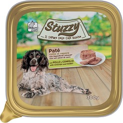 Пастет за кучета Stuzzy Adult - 300 г, с пилешко и заешко, в зряла възраст