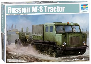 Военен самоходен камион - AT-S Tractor и гаубица ML-20 152 mm - Сглобяем модел — Trumpeter 09514